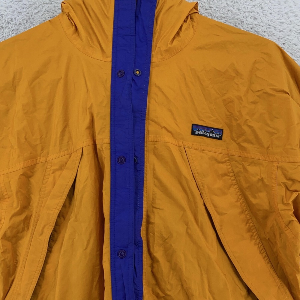 Vintage 2000 Patagonia Jacket Kids 8‎ Hooded Rain Coat Waterproof Outdoor
